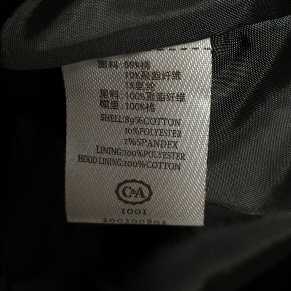 C&A Sweatshirt Hoodie Zip Dress Jacket - Picture 8 of 10